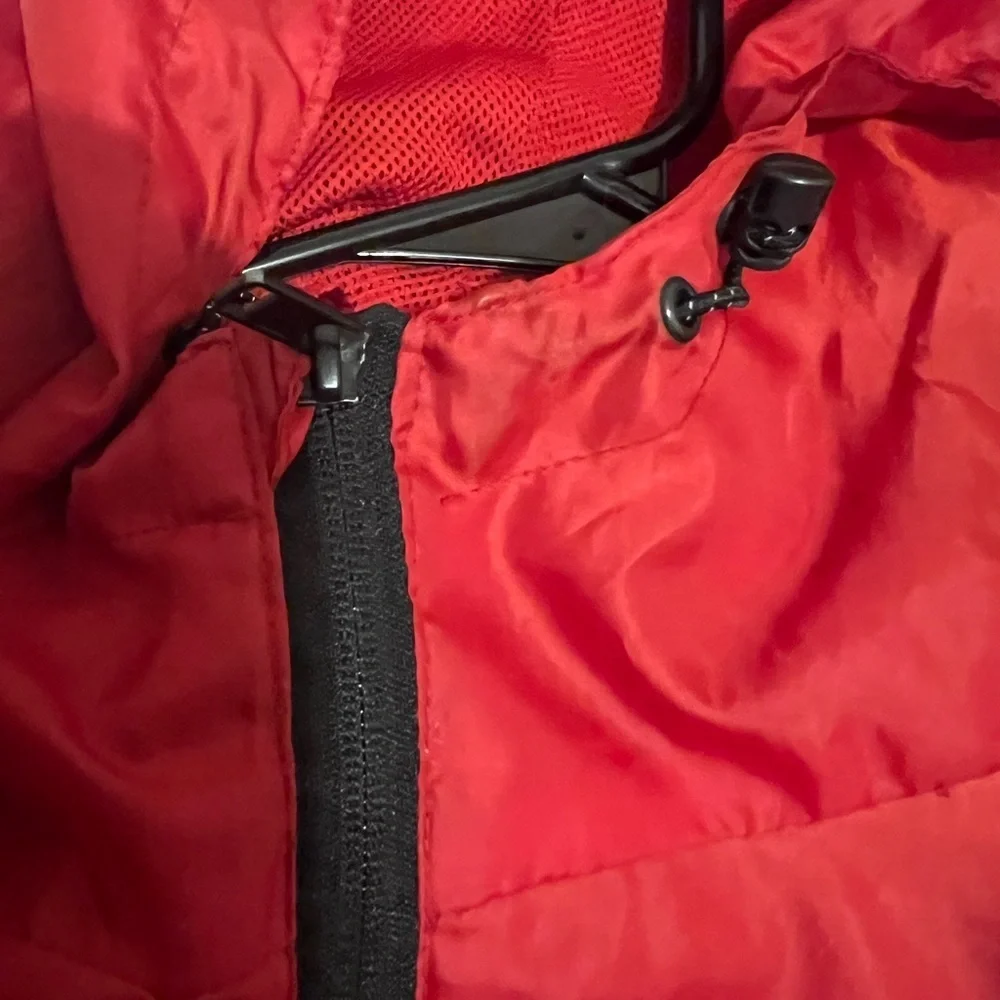 Active USA Red and Black Windbreaker with Hood